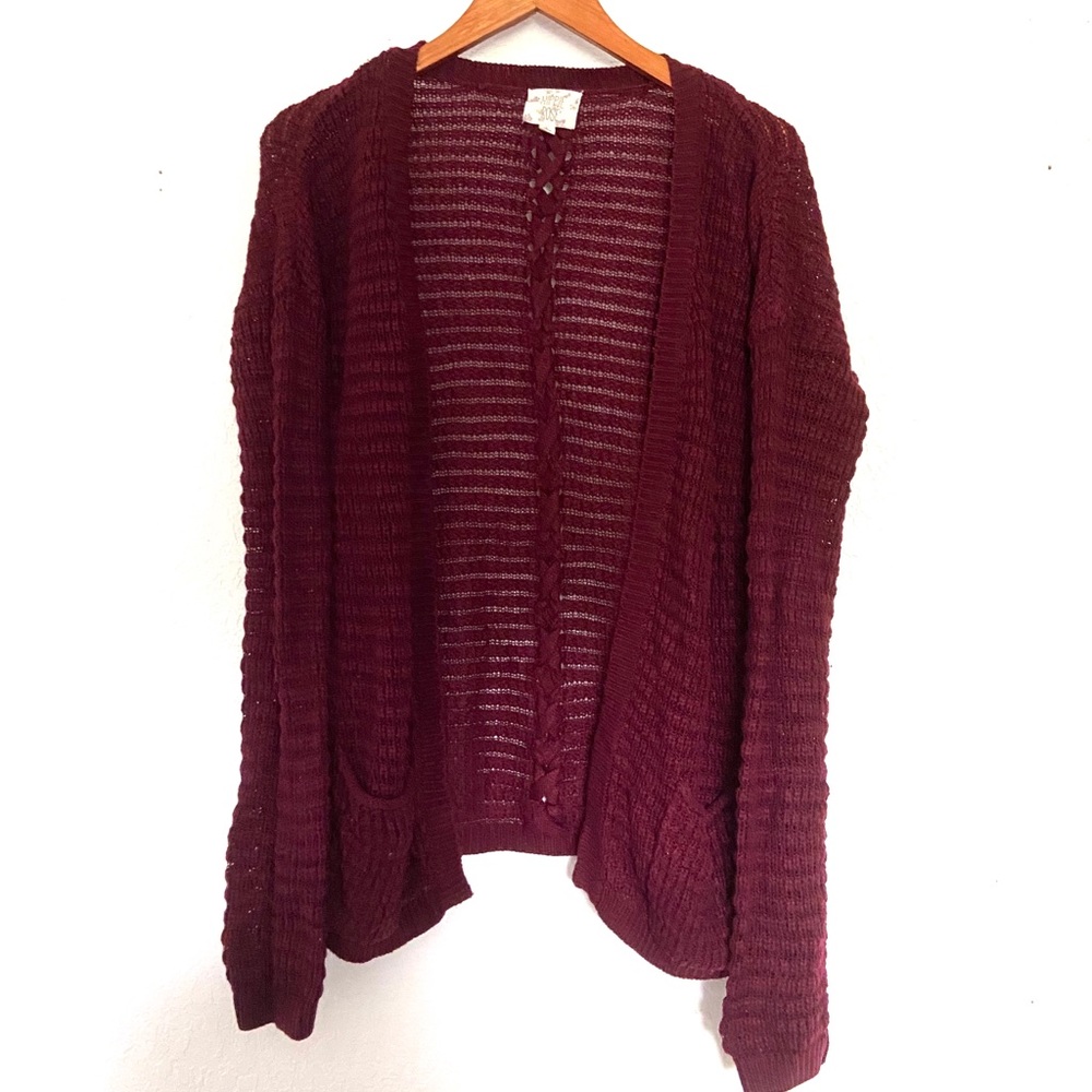 Hippie Rose Knit Sweater Cardigan
